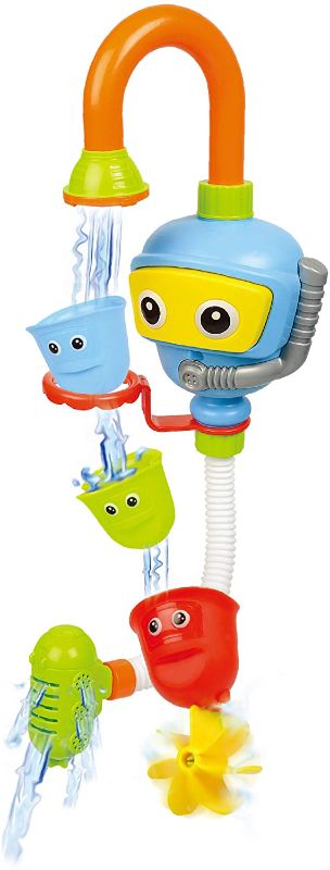 Photo 1 of Hey Kiddo Children’s Robot Diver Bath Tub Toy -- Water Spraying Pump Action Fountain
