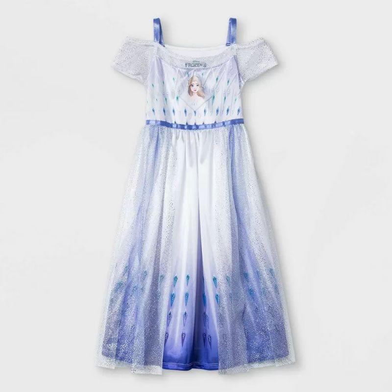 Photo 1 of Toddler Girls' Elsa Fantasy Nightgown - White 5T