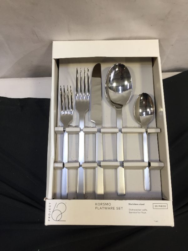 Photo 2 of 20pc Stainless Steel Korsmo Silverware Set - Project 62™
