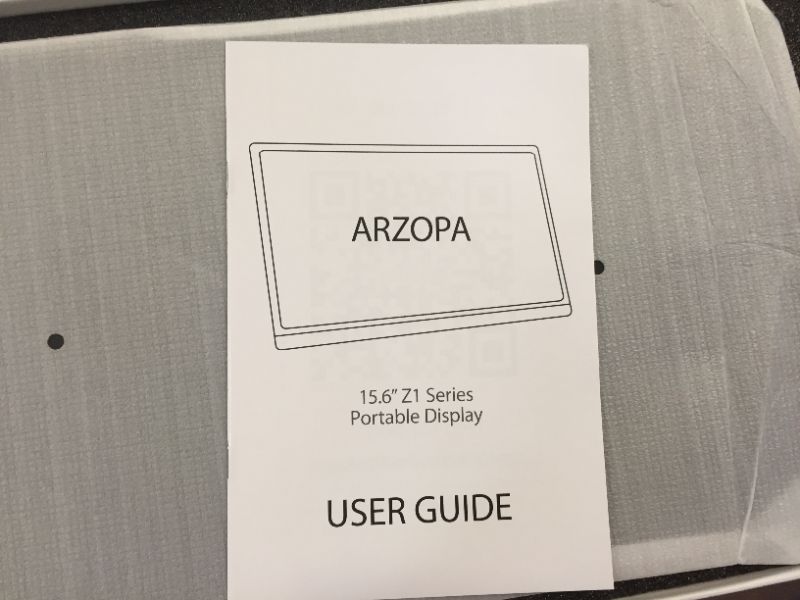 Photo 3 of Portable Monitor, Arzopa 15.6'' HDR FreeSync 1080P FHD Computer Display USB C Gaming Monitor IPS Eye Care Screen with Mini HDMI Dual Type-C Speakers for Laptop PC MAC Phone Xbox PS4 Include Smart Case
