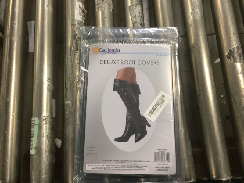 Photo 2 of California Costumes Deluxe Boot Covers (Black)
