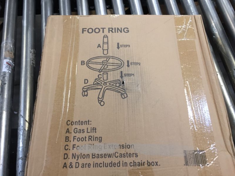 Photo 4 of Boss Office Products Foot Ring, Chrome
