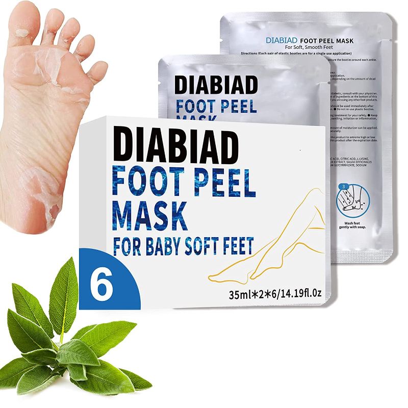 Photo 1 of (SET OF 3) 6 Pack Foot Peel Mask Foot Peeling Masks Dead Skin & Calluses?Removes And Repairs Rough Heels Feet Baby Soft ?Get a Feet Baby Soft & Make a Smooth Skin For Cracked Heels?Dry Toe Skin Exfoliating Peeling Natural Treatment for Women & Men
