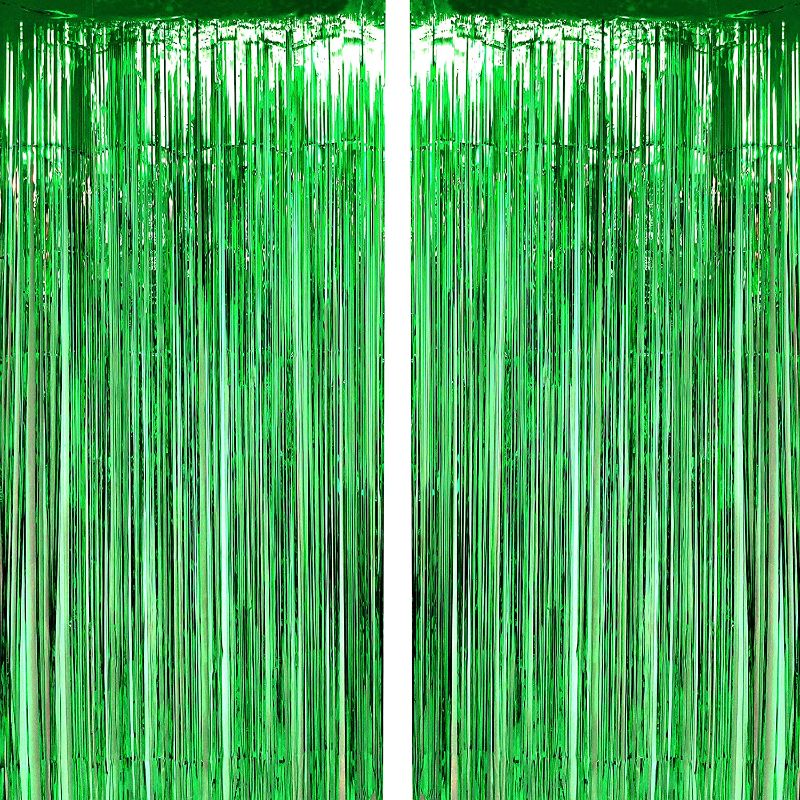 Photo 1 of JUNGLE THEME PARTY SUPPLIES SWEET SMILE FOIL FRINGE CURTAIN BALOONS