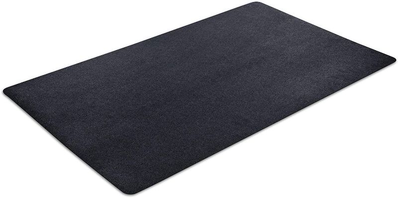 Photo 1 of      VersaTex Fitness 36 x 60 Inch Pebbled Texture Protective Equipment Mat, Black
