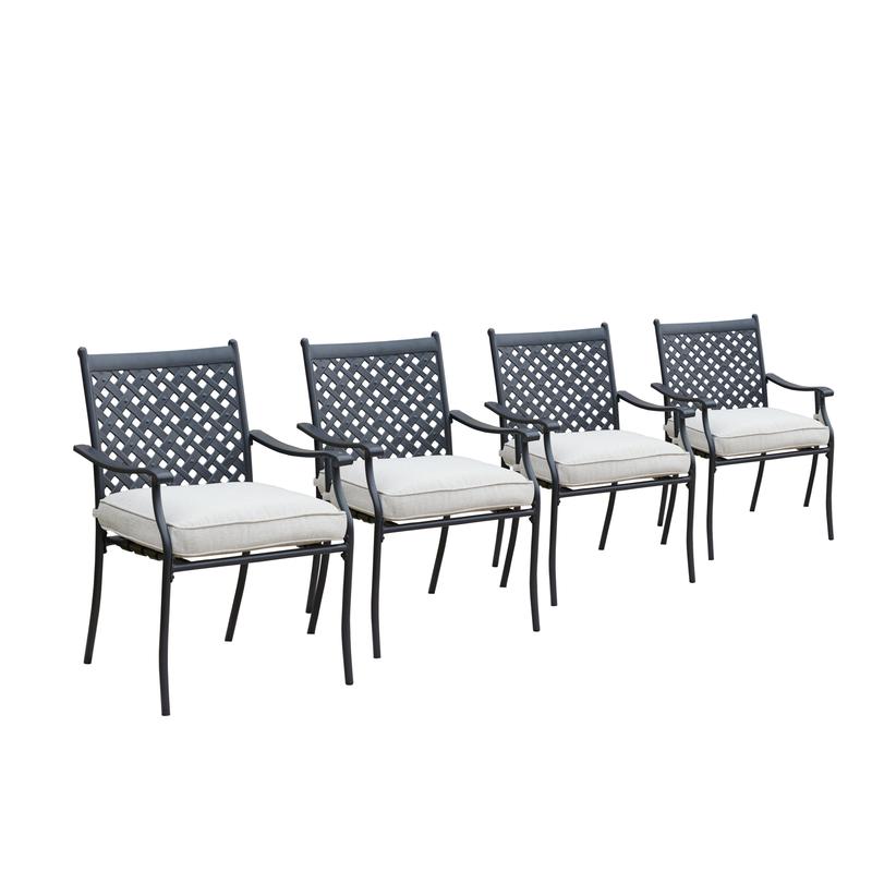Photo 1 of 4-Piece Outdoor Dining Chairs
