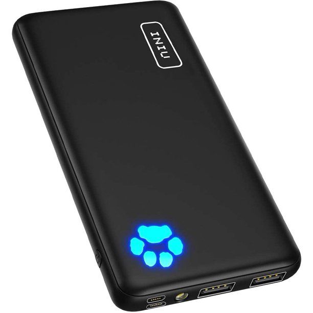 Photo 1 of INIU Portable Charger, USB C Slimmest & Lightest Triple 3A High-Speed 10000mAh Power Bank, Flashlight Battery Pack Compatible with iPhone 12 11 X 8 Plus Samsung S20 Google LG iPad etc.
