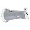 Photo 1 of  Decorative Metal Diverter Tub Spout In Chrome