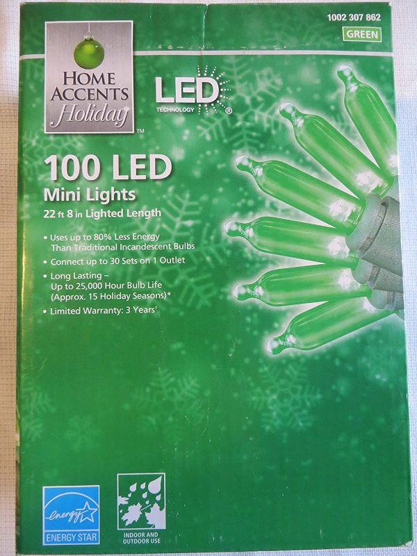 Photo 1 of 100-light Green Mini Led Light Set