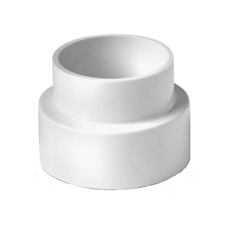 Photo 1 of 17 PACK :  1-1/2 in. White Plastic Solvent Weld Sink Drain Pipe Adapter
