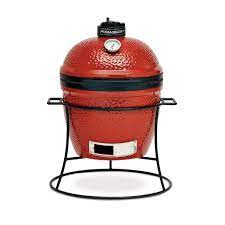 Photo 1 of Kamado Joe Jr. 13.5 inch Charcoal Grill in Blaze Red