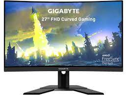 Photo 1 of GIGABYTE G27FC A 27" 165Hz 1920 x 1080 1ms (MPRT), 91% DCI-P3, FreeSync Premium, 1 x Display Port 1.2, 2 x HDMI 1.4, 2 x USB 3.0 Curved Gaming Monitor