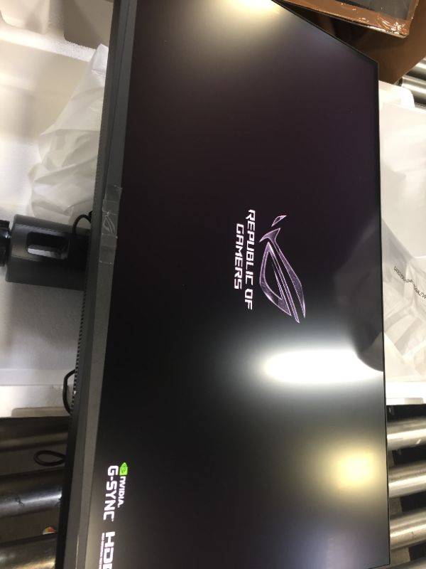 Photo 2 of ASUS ROG Swift PG32UQ 32” 4K HDR 144Hz DSC HDMI 2.1 Gaming Monitor, UHD (3840 x 2160), IPS, 1ms, G-SYNC Compatible, Extreme Low Motion Blur Sync, Eye Care, DisplayPort, USB, DisplayHDR 600