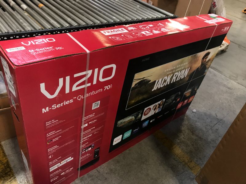 Photo 3 of VIZIO 70-Inch M7 Series Premium 4K UHD Quantum Color LED HDR Smart TV with Apple AirPlay 2 and Chromecast Built-in, Dolby Vision, HDR10+, HDMI 2.1, Variable Refresh Rate, M70Q7-J03, 2021 Model ---- BRAND NEW SEALED ----
