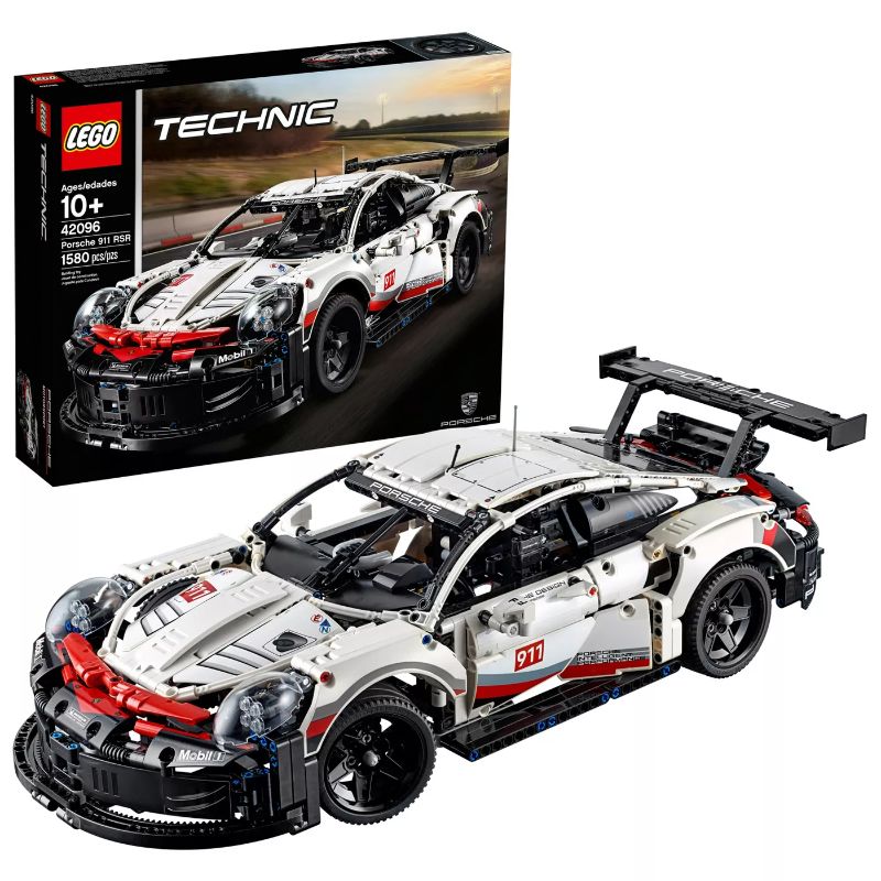 Photo 1 of LEGO Technic Porsche 911 RSR Collectible STEM Toy Race Car Building Kit 42096