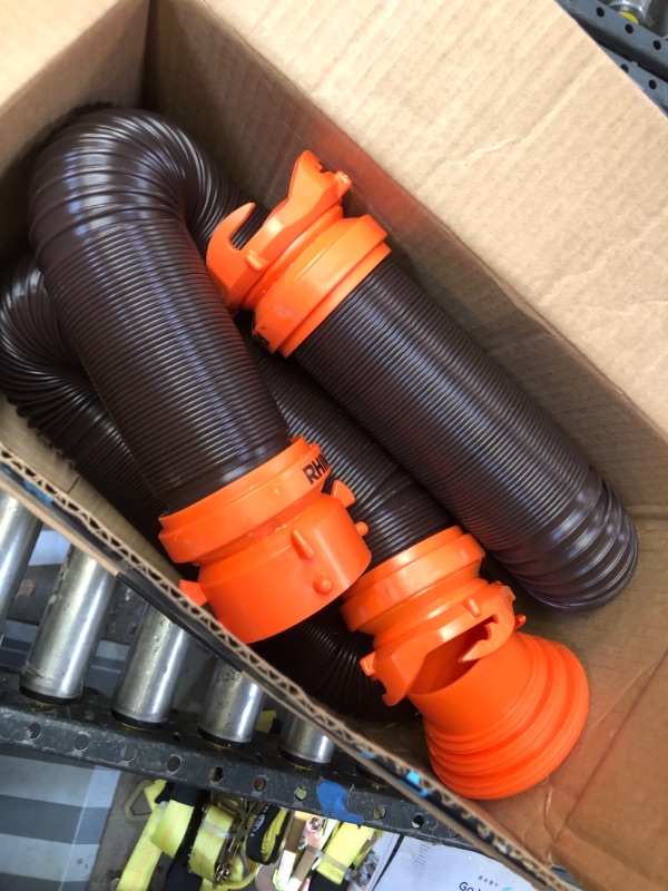 Photo 1 of Camco 39742 RhinoFLEX 20' RV Sewer Hose Kit with Swivel Fitting