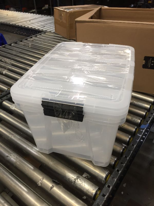 Photo 1 of 13X10X19 PLASTIC BIN 2 PACK