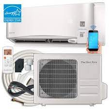 Photo 1 of DuctlessAire 18000-BTU 230-Volt 21 SEER 900-sq Smart Ductless Mini Split Air Conditioner and Heater with 25-ft Installation Kit 