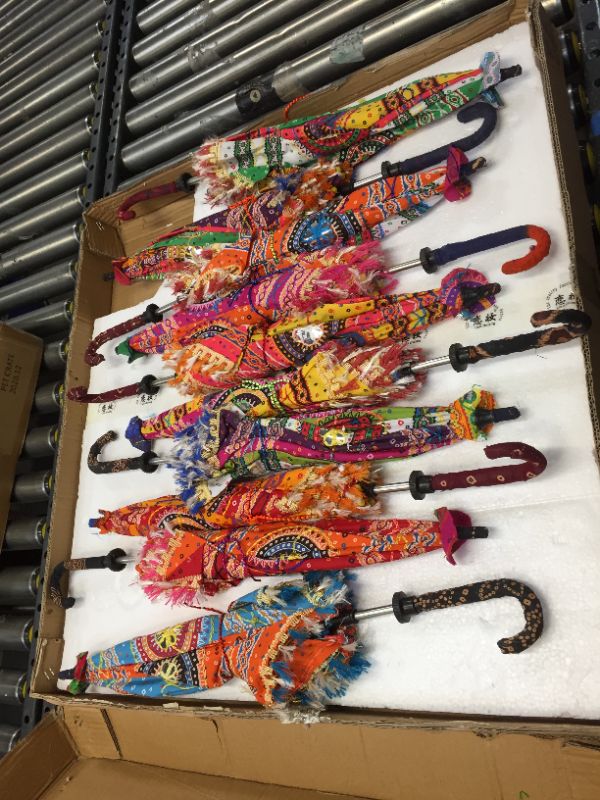 Photo 1 of PACK OF 10 COLORFUL UMBRELLAS KID SIZED