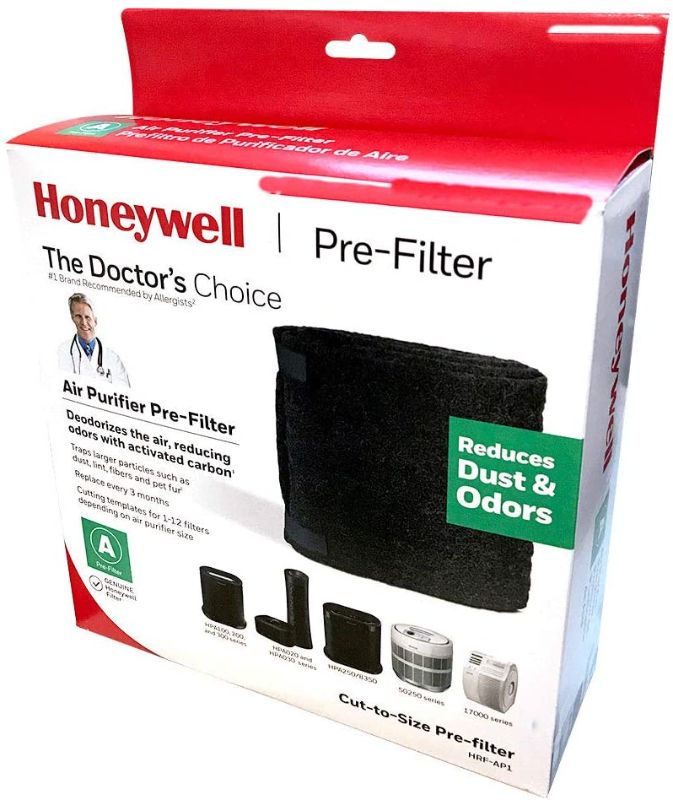 Photo 1 of 4pack Honeywell (HRF-AP1) Universal Carbon Air Purifier Replacement Pre-Filter A
