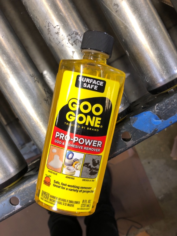 Photo 1 of Goo Gone Pro-Power Goo and Adhesive Remover, 8 Ounce