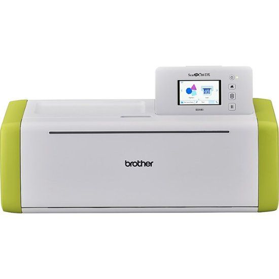 Photo 1 of Brother ScanNCut DX SDX85 Electronic Cutting Machine with Built-in Scanner - White/Green
