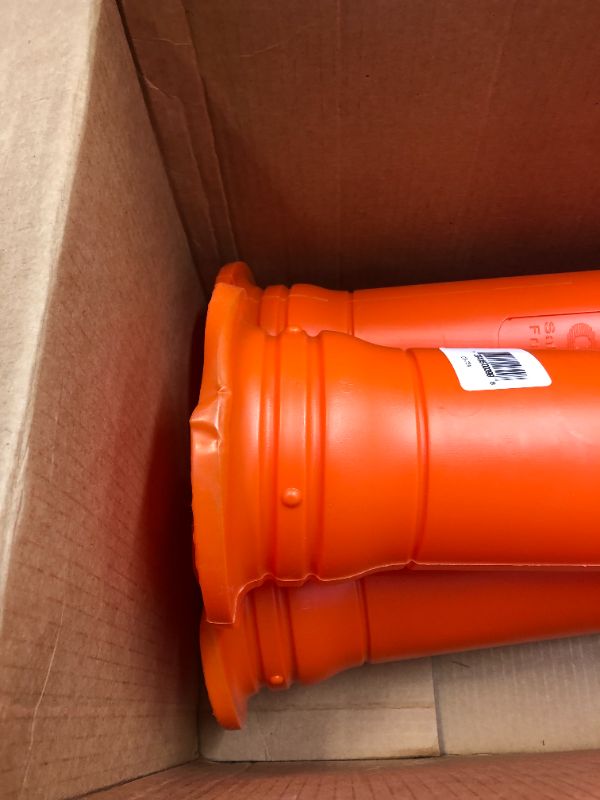 Photo 3 of 3 PACK, Cortina Safety Products Group 45"" Orange Polyethylene Delineator Post ONLY DOES NOT INCLUDE BASE "
