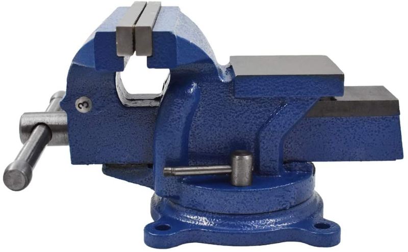 Photo 1 of 6" Bench Vise Table Top Clamp Press Locking Swivel Base Heavy-Duty for Crafting Painting Sculpting Modeling Electronics Soldering Woodworking and Fishing Tackle
