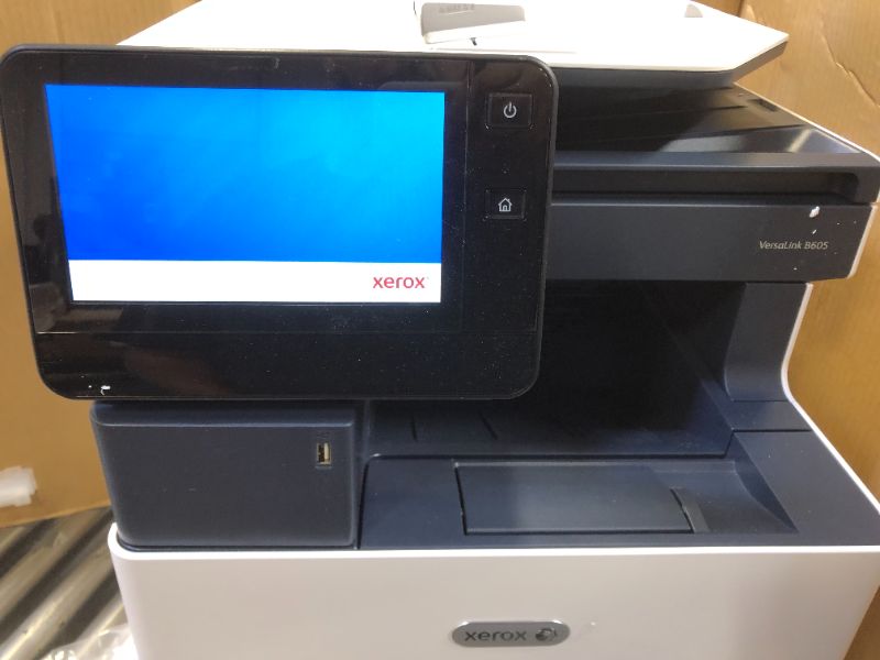 Photo 1 of DIRT AND SLIGHT SCUFFS. Xerox VersaLink B605/S Monochrome Multifunction Printer , Amazon Dash Replenishment Ready
