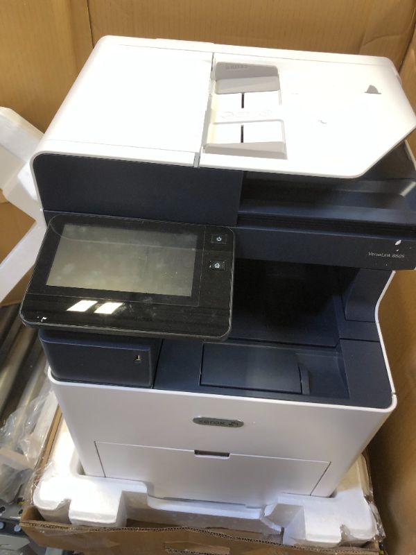 Photo 1 of DIRT AND SLIGHT SCUFFS. Xerox VersaLink B605/S Monochrome Multifunction Printer , Amazon Dash Replenishment Ready
