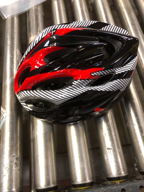 Photo 1 of 15 PACK BUNDLE OF KIDS SIZED RED AND BLACK BIKE HELMETS. HELMET SIZE 6X8 INCHES
