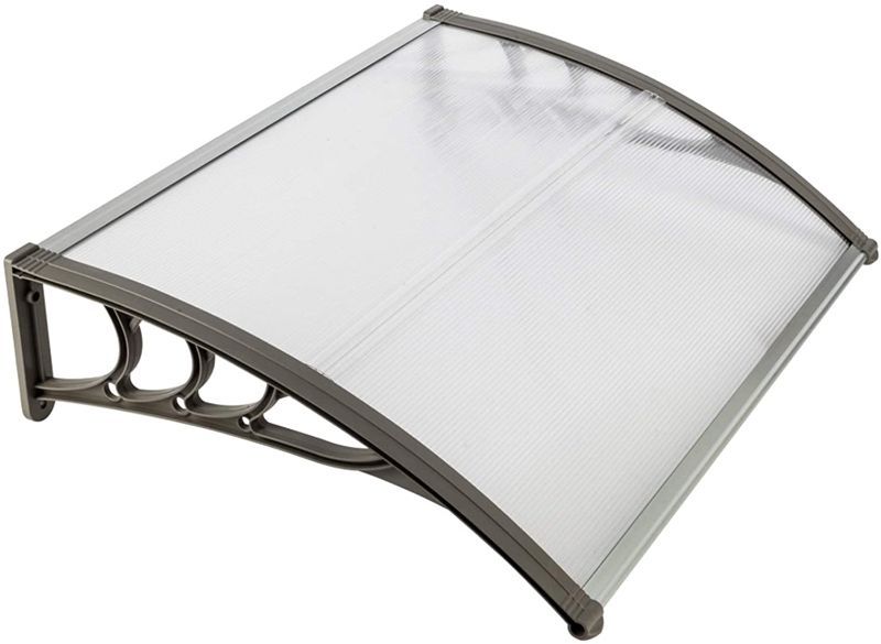 Photo 1 of 2 PACK, Patio Door Window Awning Canopy, Polycarbonate Cover, 3FT