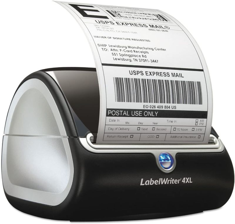 Photo 1 of DYMO LabelWriter 4XL 4 4/25-inch Labels 53 Labels/Minute 7 3/10w x 7 4/5d x 5 1/2h DYM1755120
