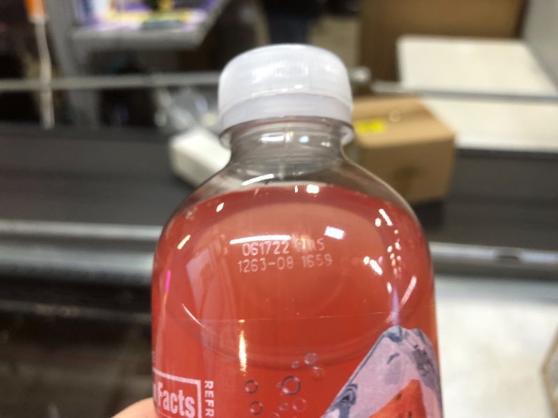 Photo 4 of 2 CASES OF Sparkling Ice, Strawberry Watermelon Sparkling Water, Zero Sugar Flavored Water, with Vitamins and Antioxidants, Low Calorie Beverage, 17 fl oz Bottles (Pack of 12)
BEST BY 06/17/2022