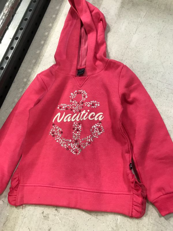 Photo 1 of girls pink nautica hoodie size 5 