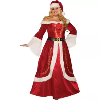 Photo 1 of Forum Novelties Premium Mrs. Claus Plus Size Costume (3XL)
