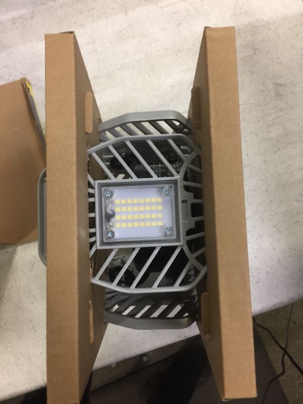 Photo 2 of 3500 Lumens 11.5 in. Single Pole Occupancy LED Flush Mount Garage Light
