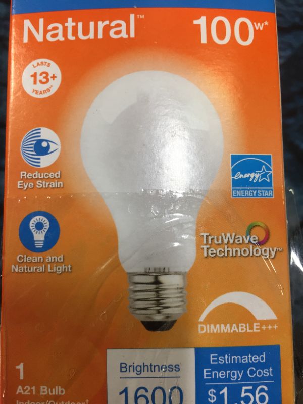 Photo 1 of 2PACK - Sylvania LED15A21DIMO95013YTLRP LED Natural Truwave A21 13W Dimmable 90 CRI 1600Lm 5000K 15000 Hours Life Medium Base Frosted Finish (40667)
