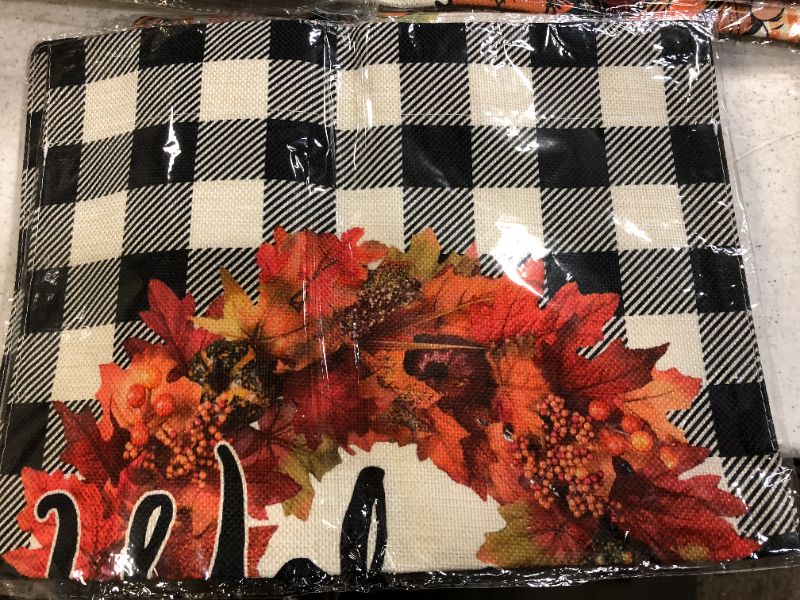 Photo 1 of 2 PACK DECORATIVE FALL PILLOW CASES