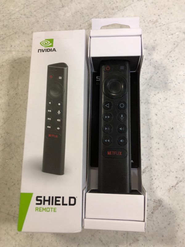 Photo 2 of NVIDIA SHIELD Remote; Voice Search, Motion-Activated, Backlit Buttons, Customizable Menu Buttons, and IR Blaster to Control your TV
