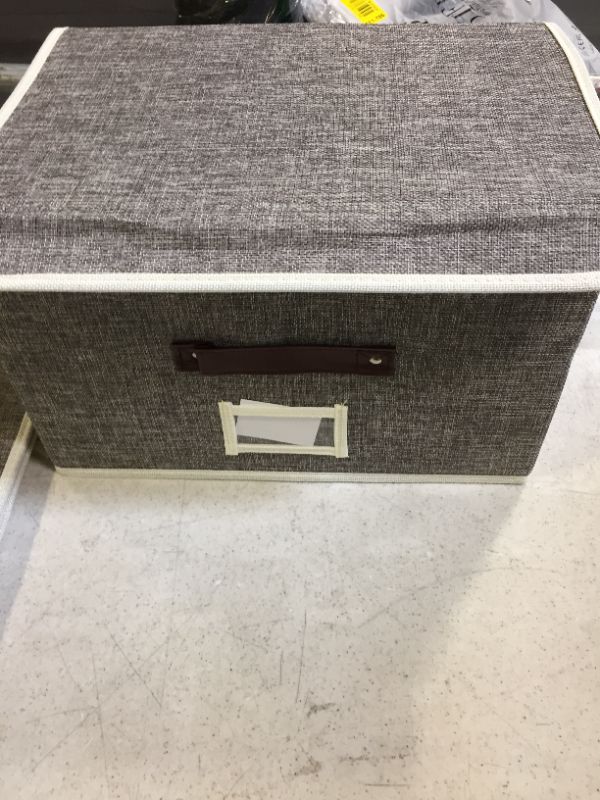 Photo 1 of 3 FOLDABLE STORAGE BOXES 