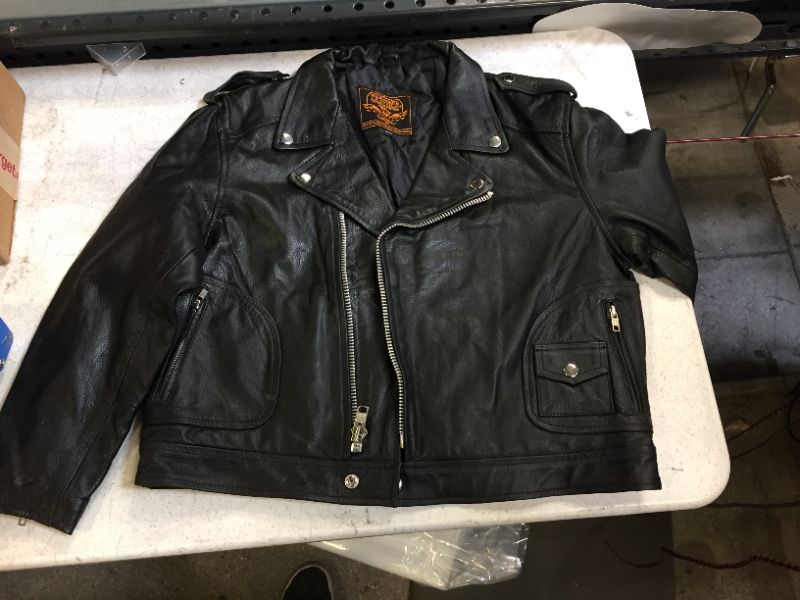 Photo 1 of leather biker jacket women 5XL