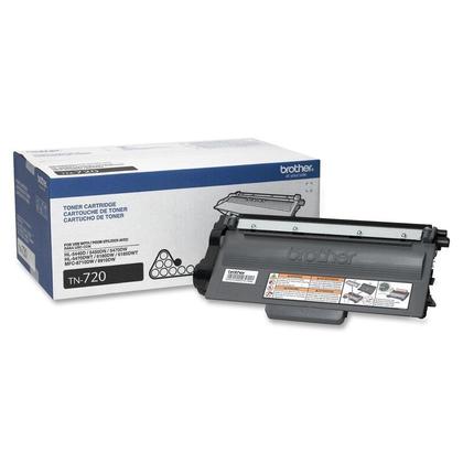 Photo 1 of Brother Genuine Standard Yield Toner Cartridge, TN720, Replacement Black Toner, Page Yield up to 3,000 Pages