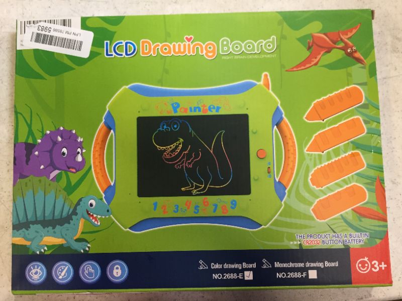 Photo 1 of LCD DRAWING BOARD 
RIGHT BRAIN DEVELOPMENT 
AGES 3+