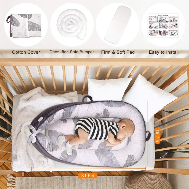Photo 2 of Baby Lounger Baby Nest for Cosleeping Baby Bed Bassinet Newborn Lounger REPLACEMENT COVER

