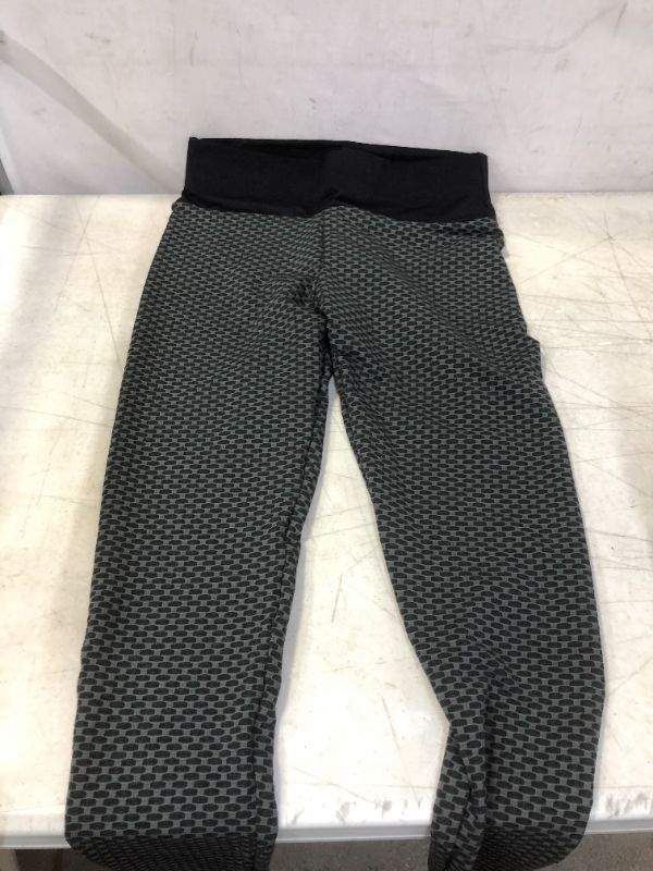 Photo 1 of BLACK AND GREY LEGGINGS MEDIUM