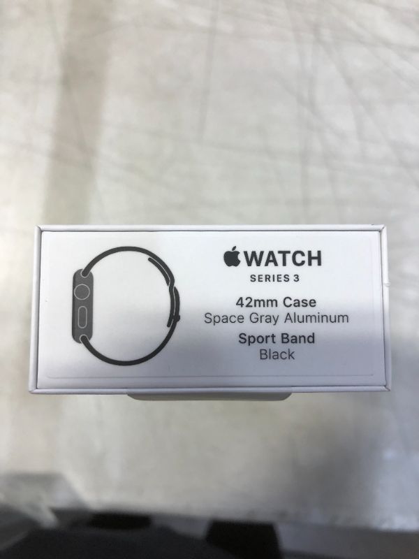 Photo 3 of FACTORY SEALED APPLE WATCH SERIES 3 BLACK
