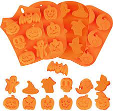 Photo 1 of ANECO 4 PIECES HALLOWEEN SILICONE BAKING MOLDS