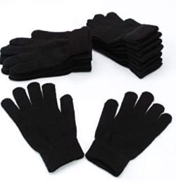 Photo 1 of COORABY 12 PAIRS WINTER KNITTED MAGIC GLOVES