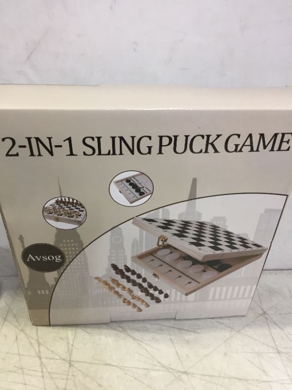 Photo 2 of AVSOG 2 IN 1 SLING PUCK GAME